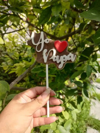 Caja Paletas de Chocolate "Yo Amo Papá"